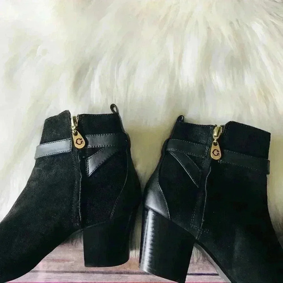 C. Wonder Suede Leather Bootie Shoes 7.5 - Picture 3 of 7